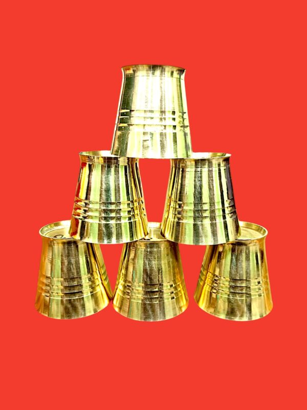Set of 6 glasses pure peetal