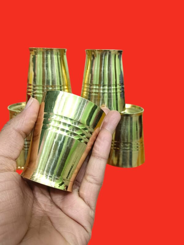 Set of 6 gasses pure peetal - Image 2