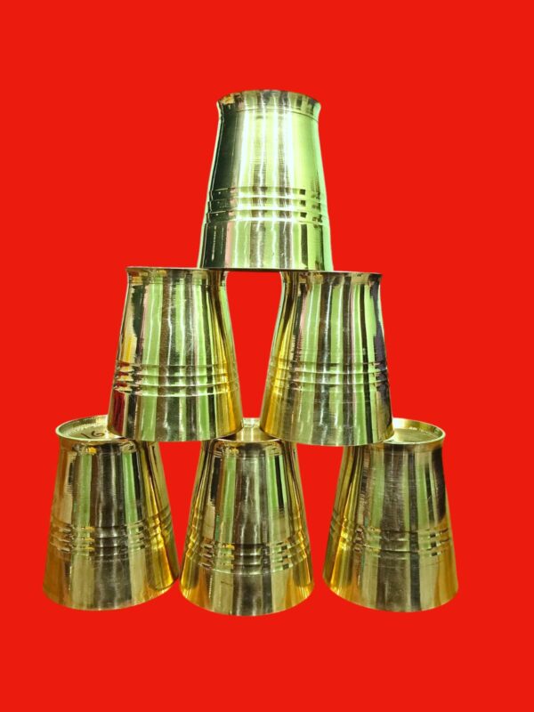 Set of 6 gasses pure peetal - Image 3