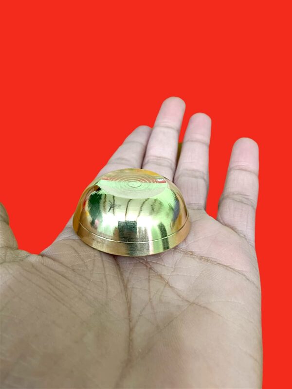 Set of 2 bowl pure brass - Image 2