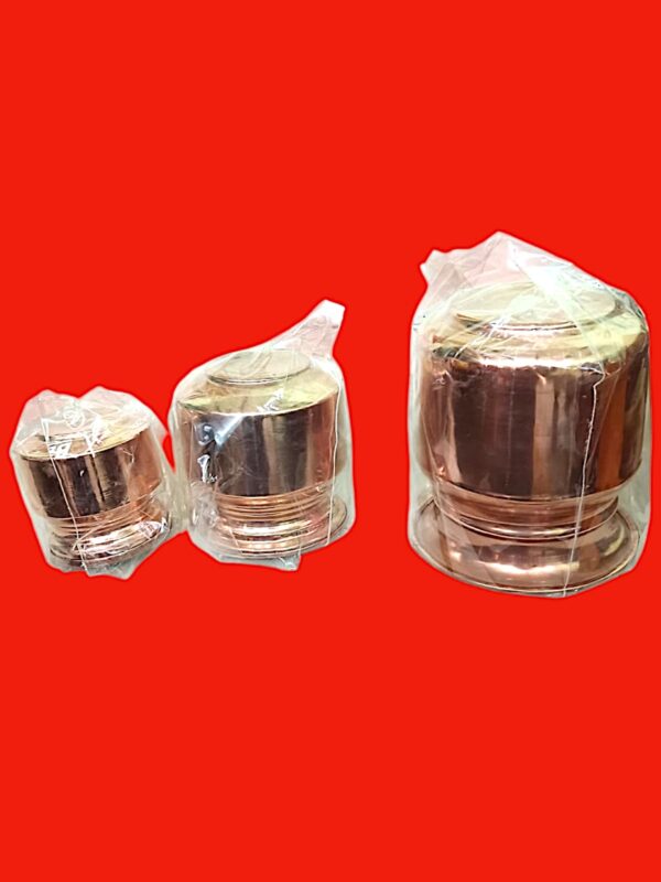 Set of Copper Lota all size - Image 2