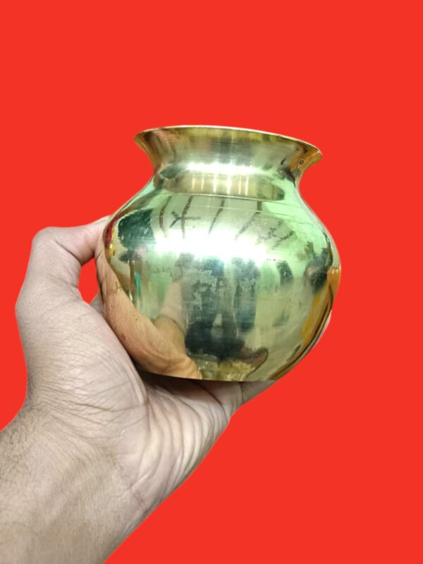 Plane Pure Brass Lota