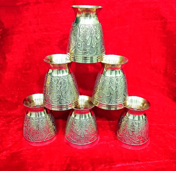 Pure Peetal Glass set of 6