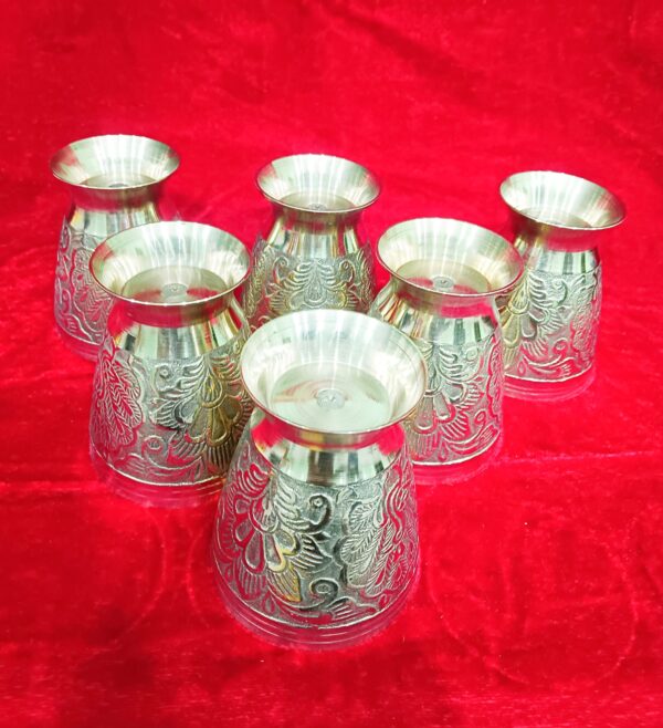 Pure Peetal Glass set of 6 - Image 2