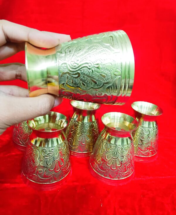 Pure Peetal Glass set of 6 - Image 4