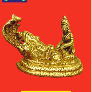 Vishnu Laxmi Ji pure brass idol