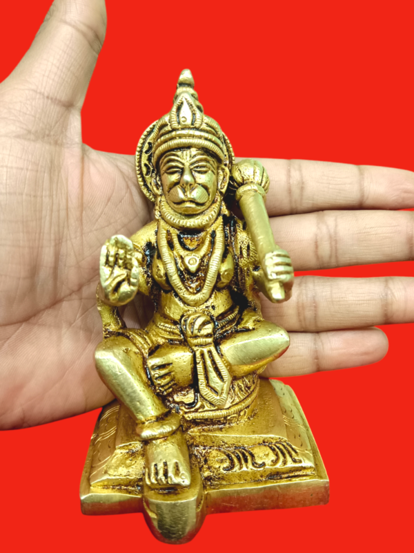 Brass Hanuman Ji - Image 3