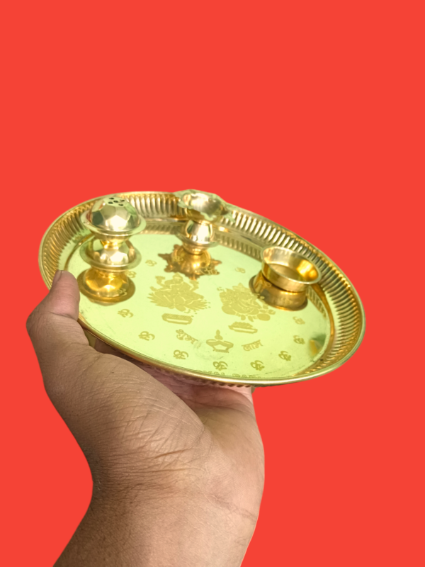 Pooja set plate - Image 4
