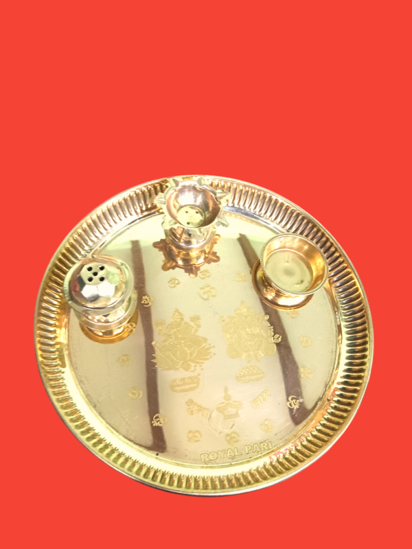 Pooja set plate - Image 3