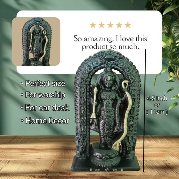 Sri Ram Lala metal murti - Image 3