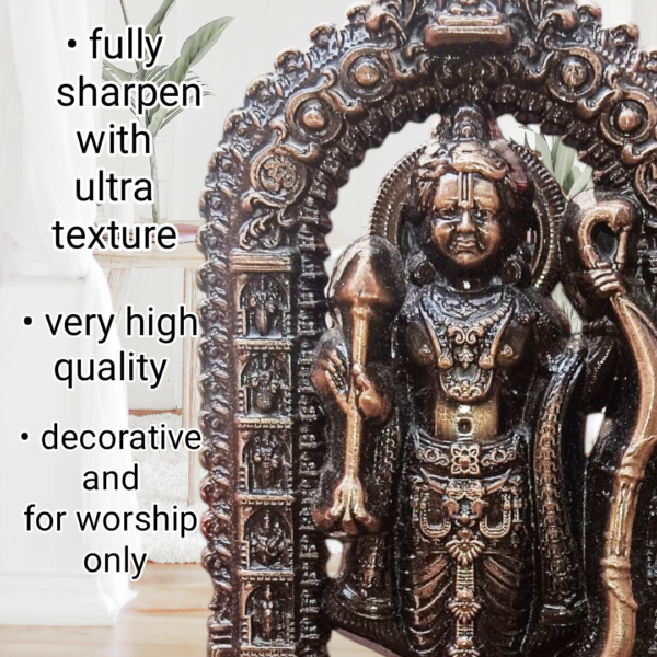 Ramlala Metal Collection ( 5.5 inch ) Idols and Figurine - Image 6