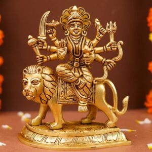 Durga Ma 1kg Antique 
Brass Murti Collection